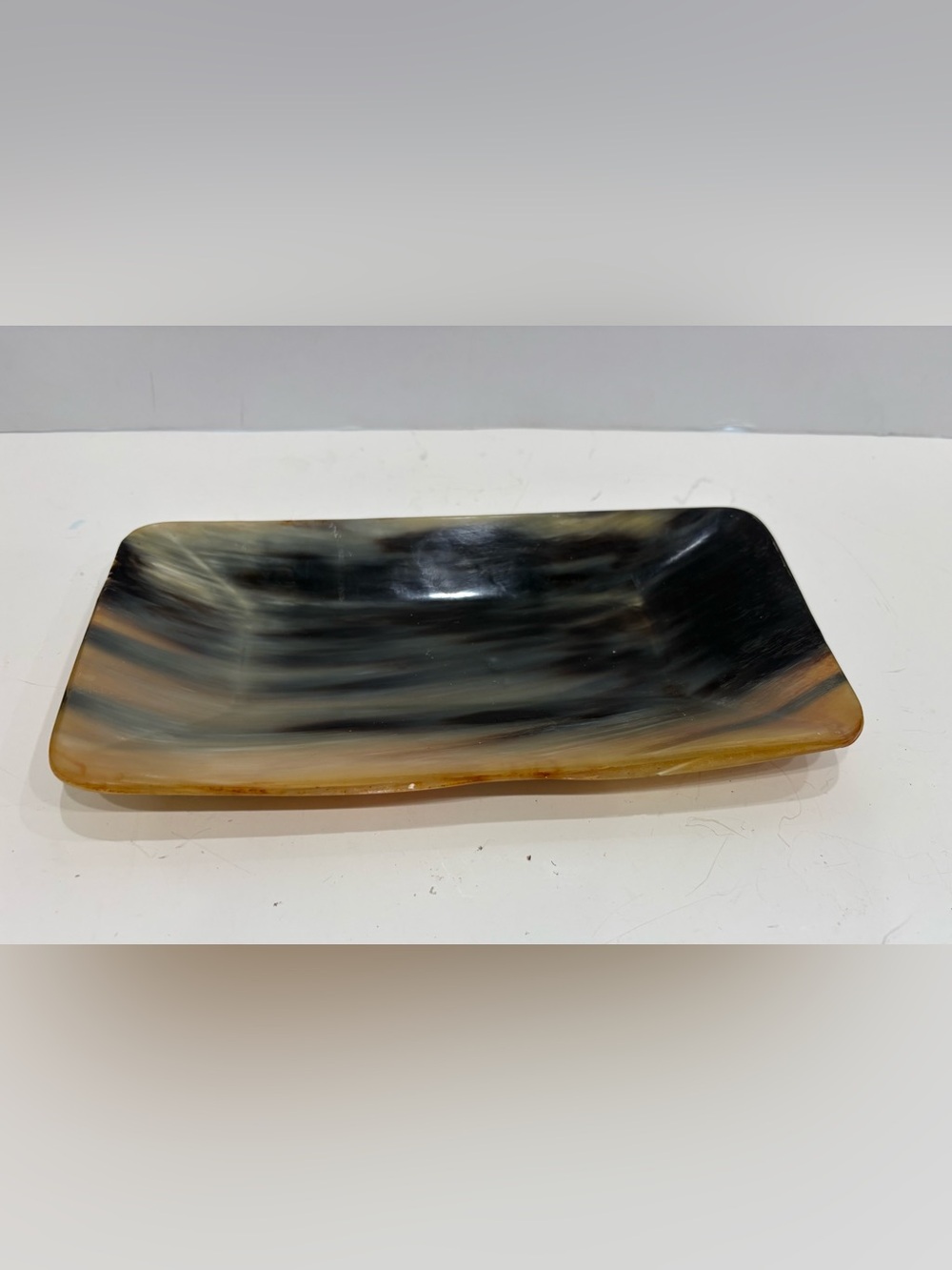 FABULOUS and HANDSOME “ HORN” RECTANGULAR DISH